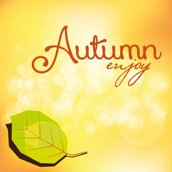 Abstrakte Herbst Hintergrund Muster Vorlage — Stockvektor