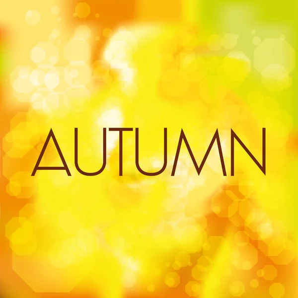 Abstract Autumn Background Pattern Template — Stock Vector