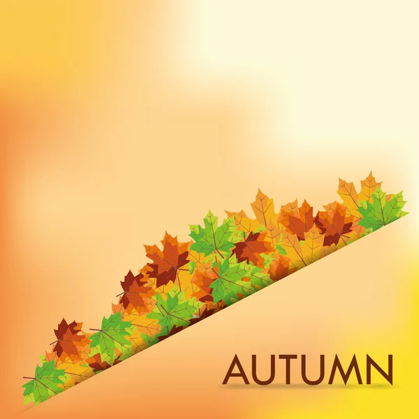 Abstract Autumn Background Pattern Template — Stock Vector