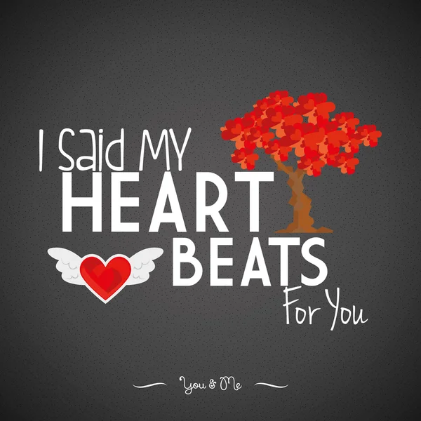 Cute Love Or Saint Valentine Card Template Editable — Stock Vector