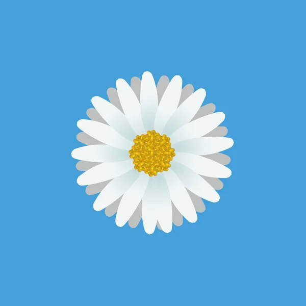 Elegáns virág illusztráció elszigetelt háttér — Stock Vector