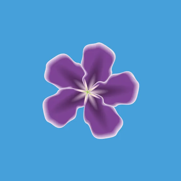 Stilvolle Blume Illustration isoliert auf Hintergrund — Stockvektor