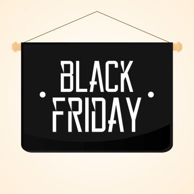 izole arka plan üzerinde siyah Cuma sticker