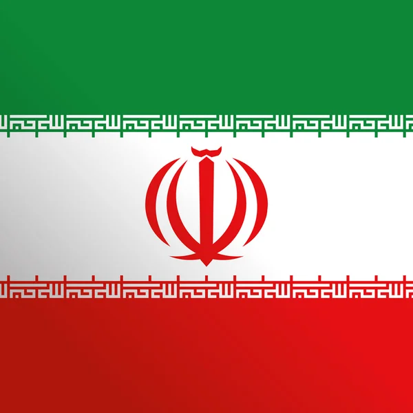 Immagine dello sfondo della bandiera iraniana modificabile — Vettoriale Stock