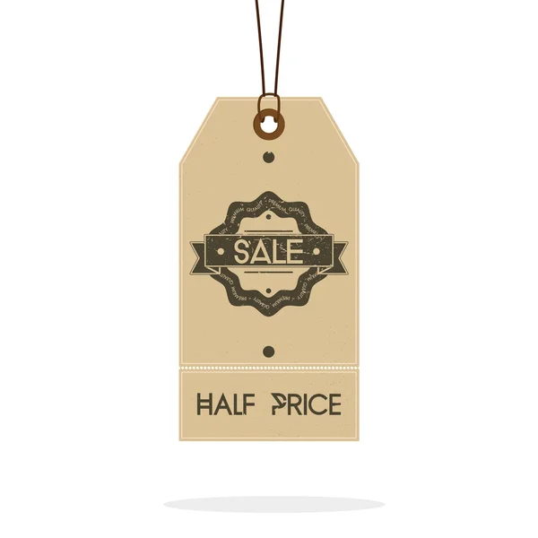 Etiquetas de venta de estilo vintage diseño aislado — Vector de stock