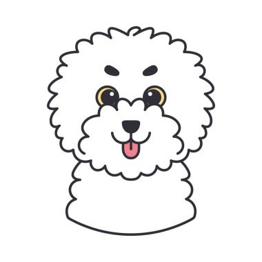 İzole edilmiş bir Fransız kaniş köpeği avatarı.