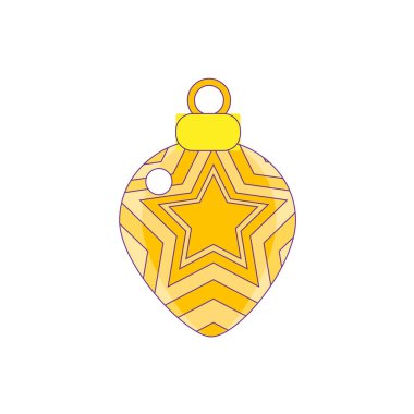 Ayrı dekore edilmiş parlak noel balosu taşıyıcısı