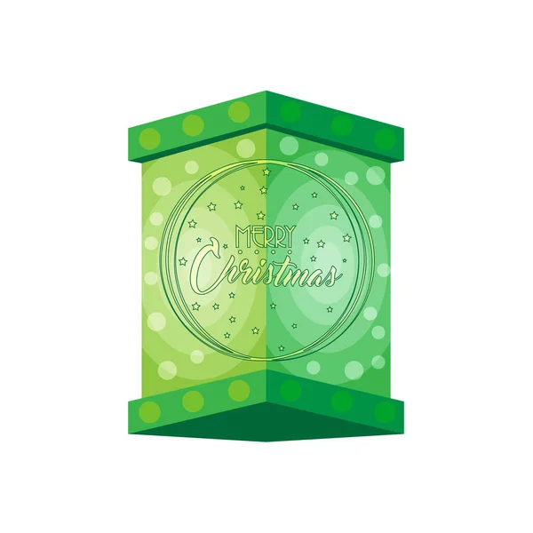 Isolated decorated christmas lanterns Vector — Vettoriale Stock