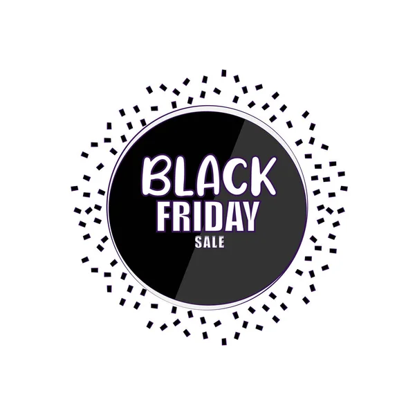 Isolated black friday label discount Vector — Stock Vector