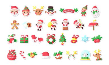 Nesneleri rengarenk noel etiketi resimlemesini ayarla