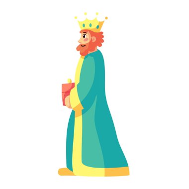 İzole Shepherd Belen vektör çizimi