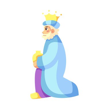 İzole Shepherd Belen vektör çizimi