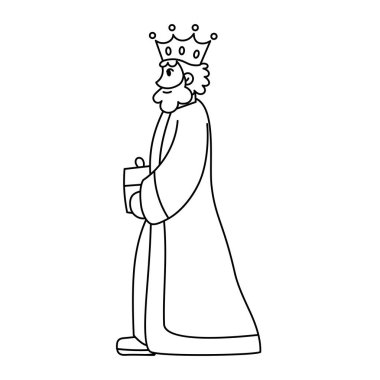 İzole edilmiş Çoban Belen vektör çizimi