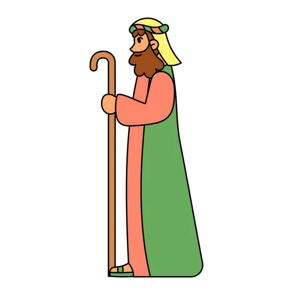 Ізольований святий Йосиф Векторні ілюстрації — стоковий вектор