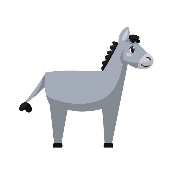 Isolated donkey Belen vector illustration — Vettoriale Stock