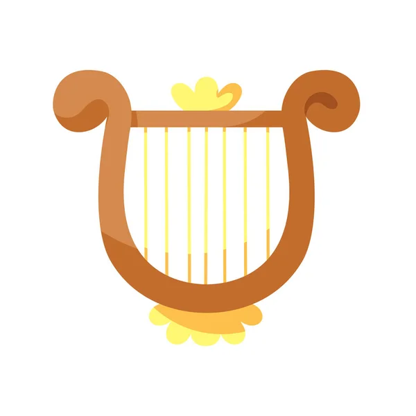 Harpe isolée Illustration vectorielle Belen — Image vectorielle