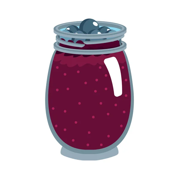 Geïsoleerd druivensap voedsel gezonde vector illustratie — Stockvector