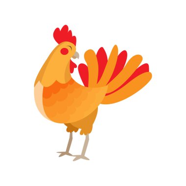 İzole edilmiş gen animasyon hayvanları vektör çizimi