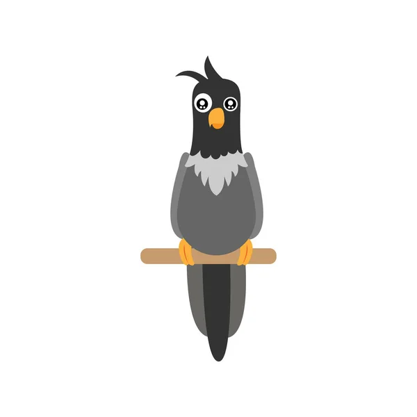 Isolato colomba uccello animale volare vettore illustrazione — Vettoriale Stock