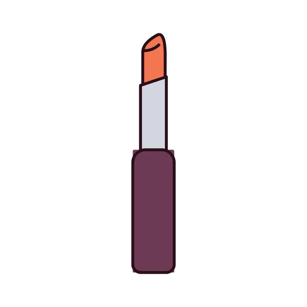 Illustration vectorielle isolée de maquillage de couleur rouge à lèvres — Image vectorielle