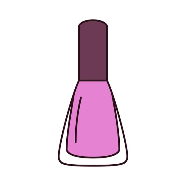 Illustration vectorielle isolée de maquillage couleur vernis à ongles — Image vectorielle