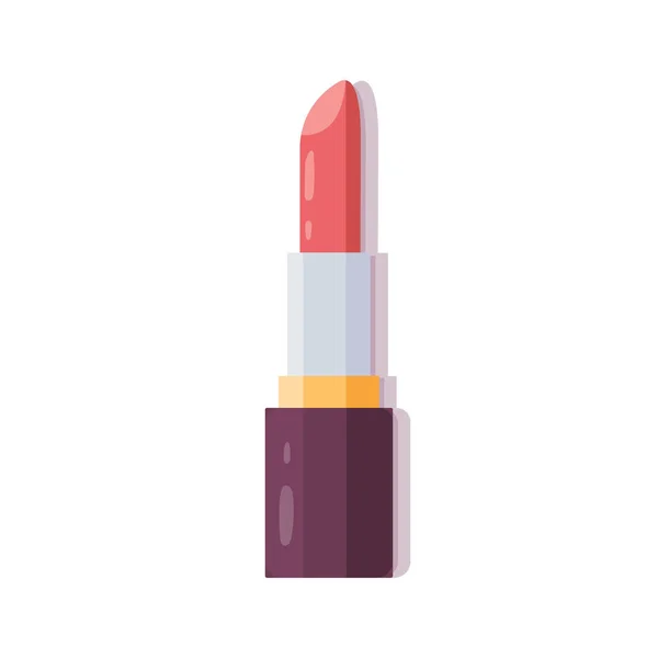 Lápiz labial aislado color maquillaje vector ilustración — Archivo Imágenes Vectoriales