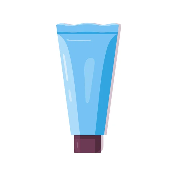 Geïsoleerde crème kleur make-up vector illustratie — Stockvector