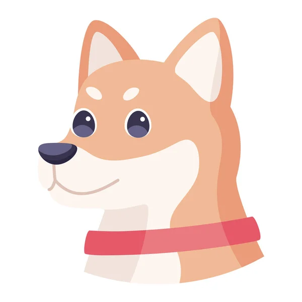 Izolált aranyos corgi kutyafajta rajzfilm vektor — Stock Vector