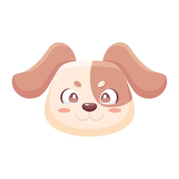 Isolated cute dog avatar Zodiac sign Vector — Stock Vector