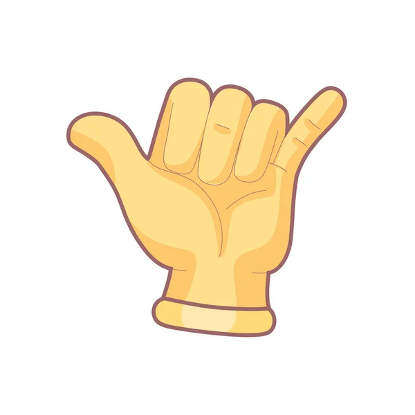 Isolerad hand tecknad ikon gör en gest vektor — Stock vektor