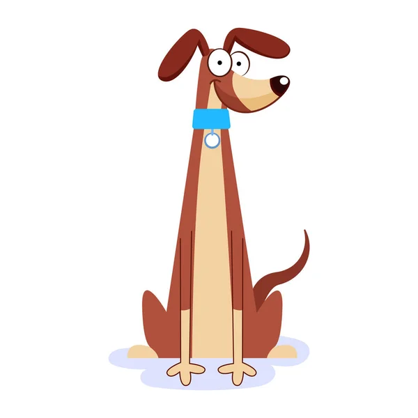 Isolated cute dog breed cartoon kawaii Vector — 스톡 벡터