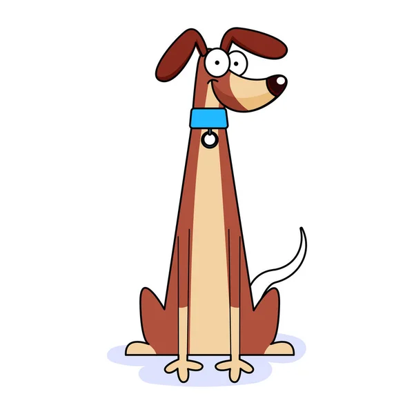 Isolated cute dog breed cartoon kawaii Vector — Stockový vektor