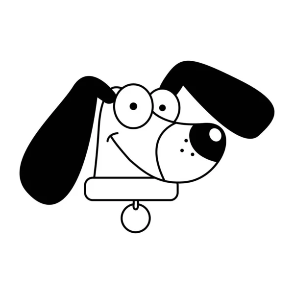 Isolated cute dog breed cartoon kawaii Vector — Stock vektor