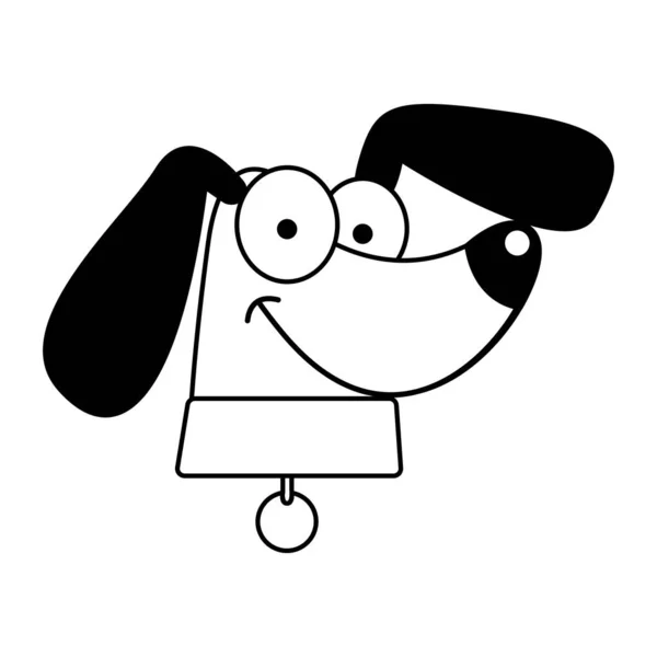 Isolated cute dog breed cartoon kawaii Vector — Stock vektor