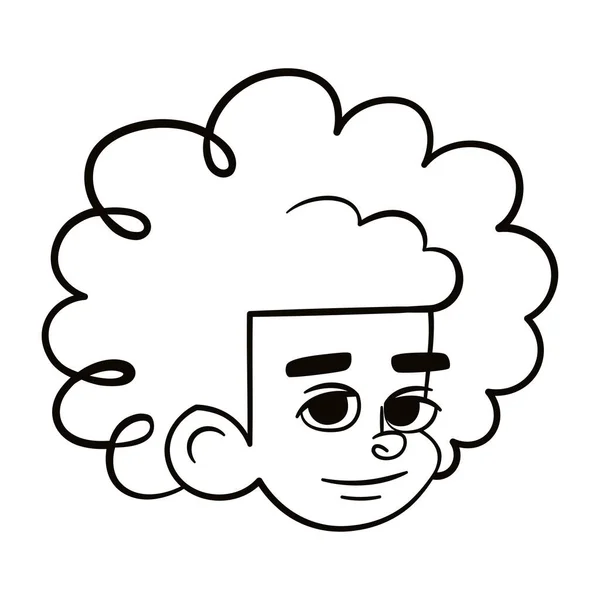 Niño aislado personaje urbano avatar Vector — Vector de stock