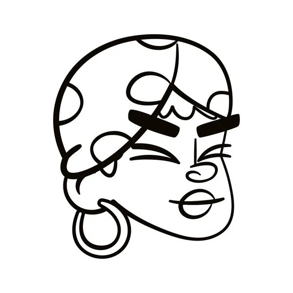 Ізольовані жіночий міський персонаж аватар Вектор — стоковий вектор