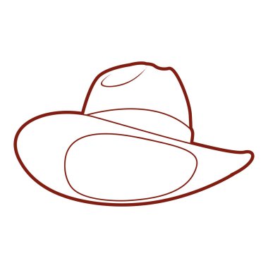 İzole edilmiş vueltiao şapka Kolombiya folkloru Vektörü