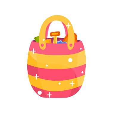 Isolated cube beach shine summer holidays vector illustration