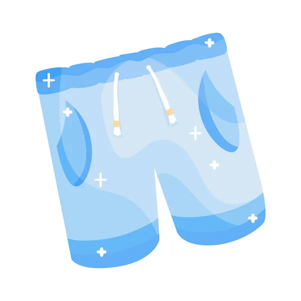 Isolated Swimsuit Shine Summer Holidays Vector Illustration — Stock vektor