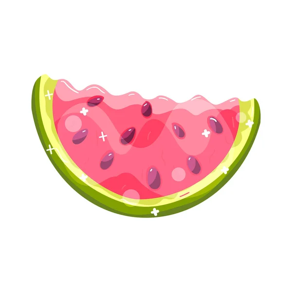 Isolated Watermelon Shine Summer Holidays Vector Illustration — Wektor stockowy