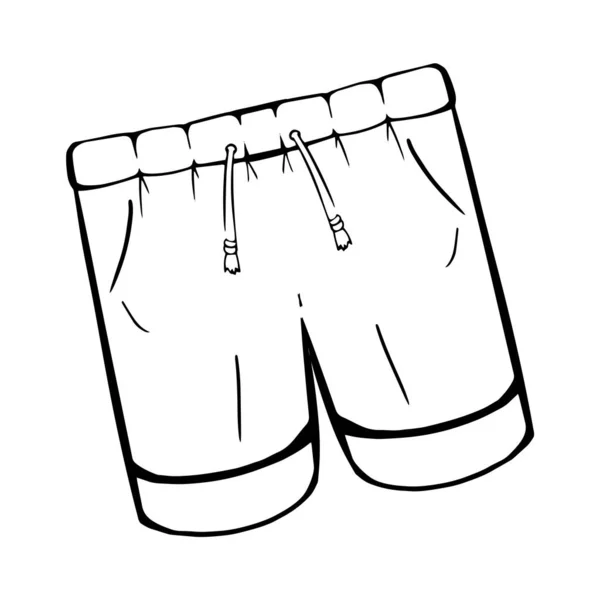 Isolated Swimsuit Draw Summer Holidays Vector Illustration — Stock vektor