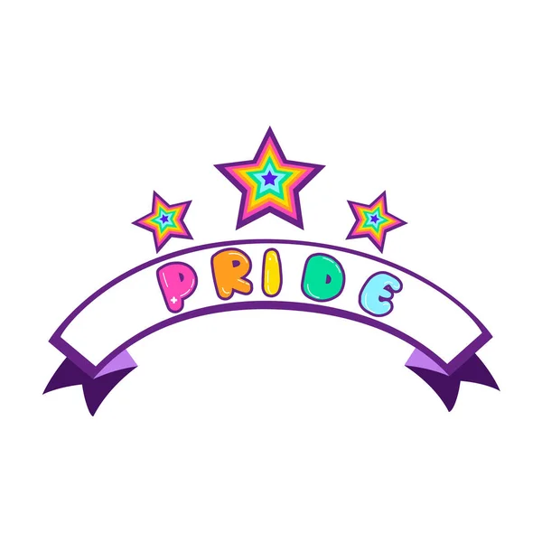 Isolated Pride Rainbow Pride Lgbtq Vector Illustration — ストックベクタ