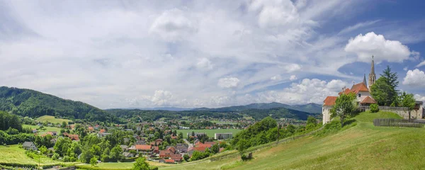 Die Wallfahrtskirche Maria Strassengel Eine Gotische Kirche Aus Dem Jahrhundert — Stockfoto