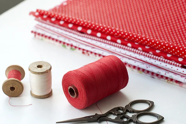 Spool of thread . Sew accessories. — Stock Photo, Image