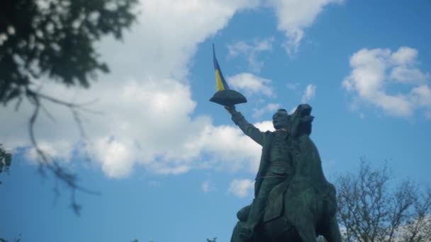 Izmail Ucraina Maggio 2022 Demolizione Monumenti Russi Dell Urss Ucraina — Video Stock