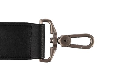 Kemerler için metal parçalar, beyaz arkaplanda izole