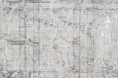 İnce desenli alüminyum folyo levha, beyaz metalize arkaplan