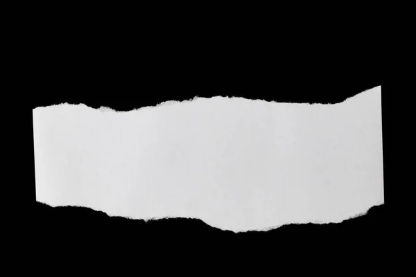 Білі Паперові Листи Різьбленими Краями Ізольовані Чорному Фоні — стокове фото