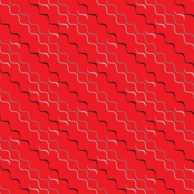 Siyah ve gri geometrik elementlerin kusursuz deseni, soyut arkaplan