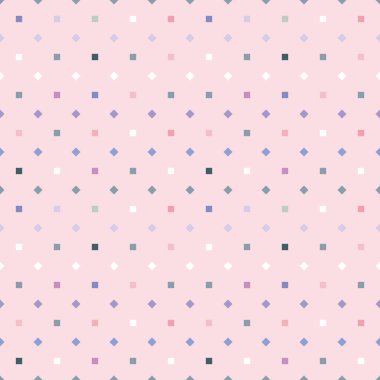 Havalı tonların çok renkli karelerinin kusursuz geometrik deseni